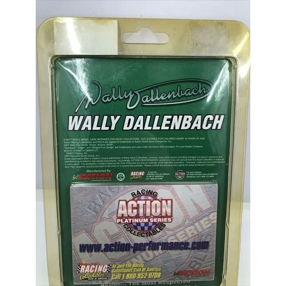 1997 Action Wally Dallenbach First Union 1/64 Scale Stock Car. Limited Edition